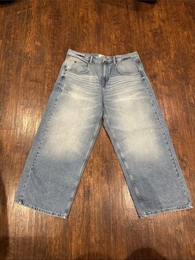 Urban Outfitters BDG Light Blue Relaxed Wide-Leg Jeans